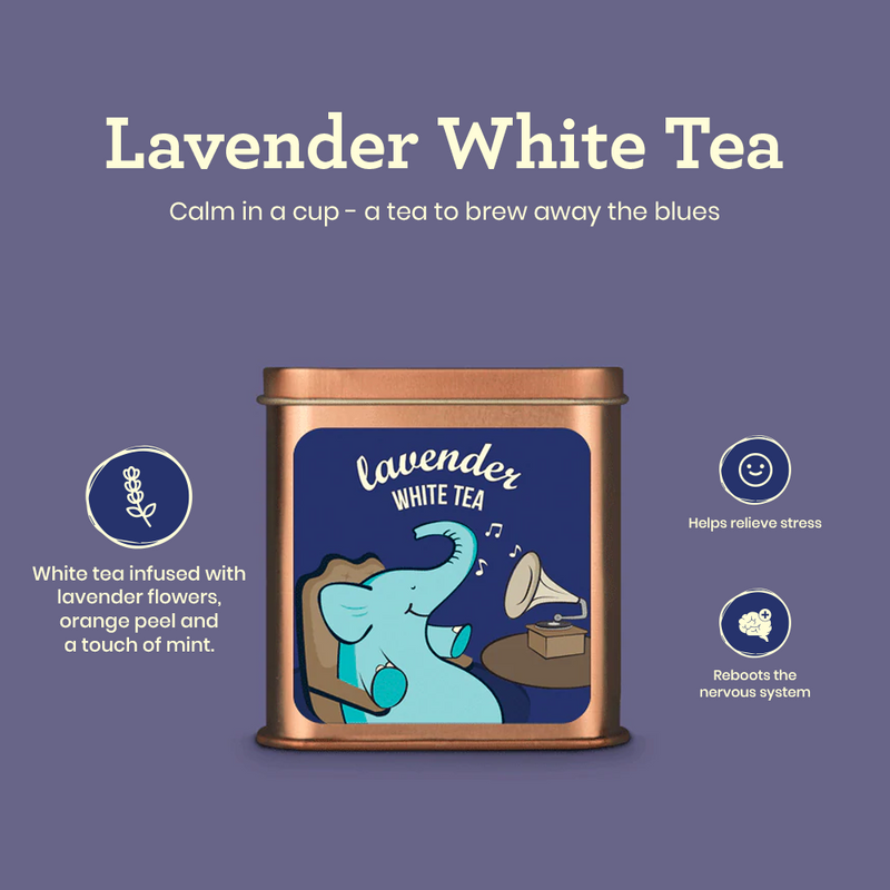 Tea Trunk Lavender White Tea